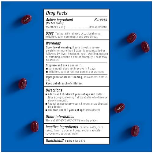 Ludens Luden\'s Throat Drops, Honey Licorice, 12 Bags of 30 drops