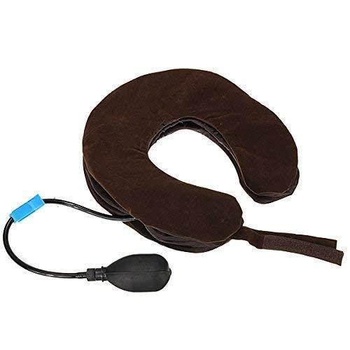 Ekdant Ekdant Cervical Neck Traction Device Neck Massager Stress Relief Cervical Collar For Neck Pain Inflatable Neck Support Cervical Airbag 3 Layer