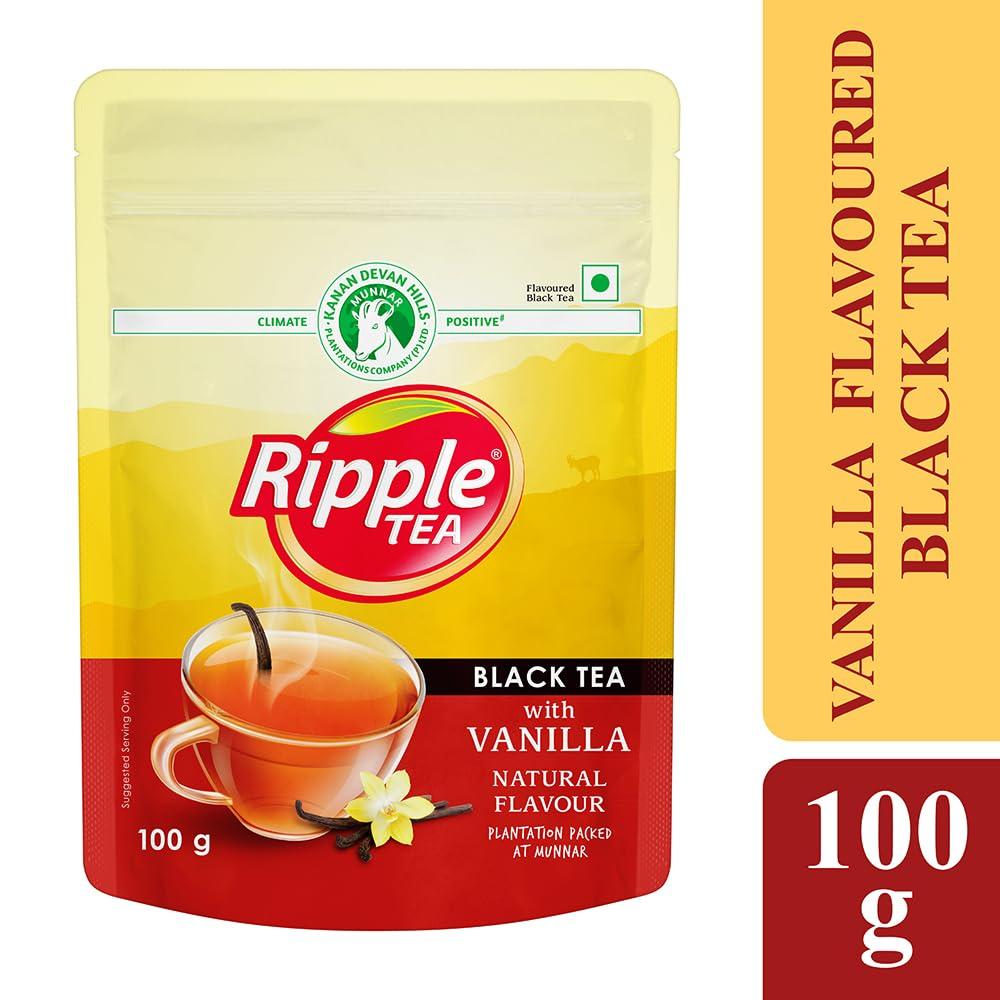 RIPPLE Ripple Black Tea with Natural Vanilla - 100gm