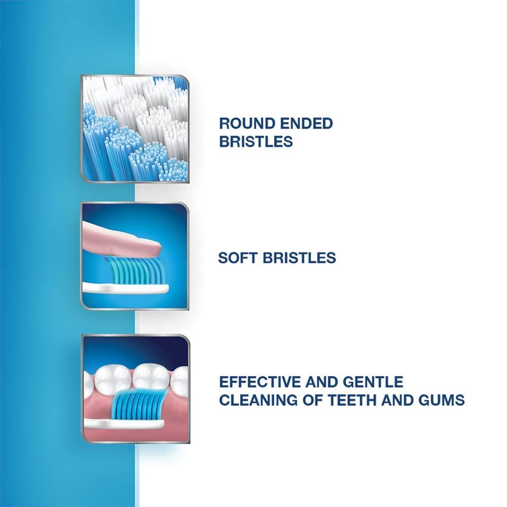 Sensodyne Sensodyne Toothbrush: Sensitive toothbrush with soft rounded bristles, 4 pieces
