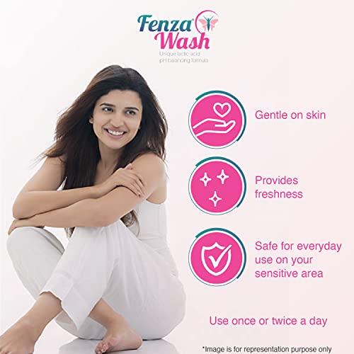 Fenza Fenza Wash Expert Intimate Hygiene Wash, 100 - ml (Pack of 3), Enriched with Tea Tree Oil & Sea Buckthorn Oil, Anti-Bacterial Properties prevents Infections,Itching,Irritation & Dryness.