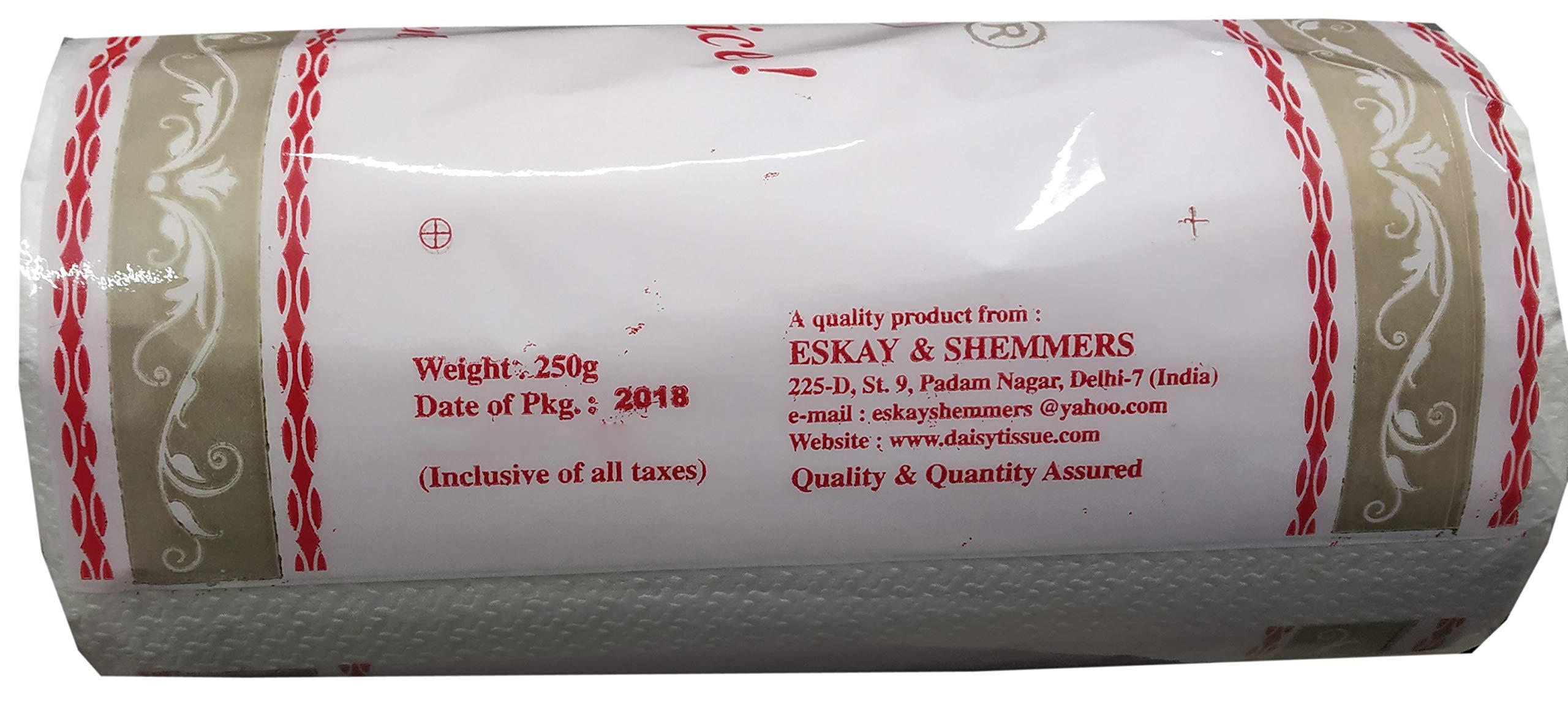 DAISY TISSUE Daisy Tissue 4 ply Kitchen Towel Napkins Roll (Pack of 3)