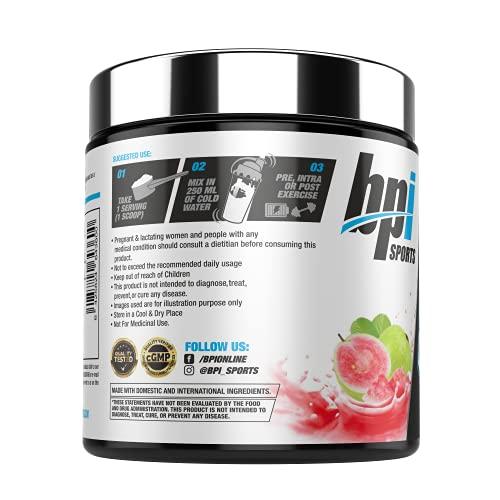BPI Sports BPI Sports Best BCAA - BCAA Powder - Branched Chain Amino Acids - Muscle Recovery - Muscle Protein Synthesis - Lean Muscle - Improved Performance - Hydration - Guava - 30 Servings - 300 gram.