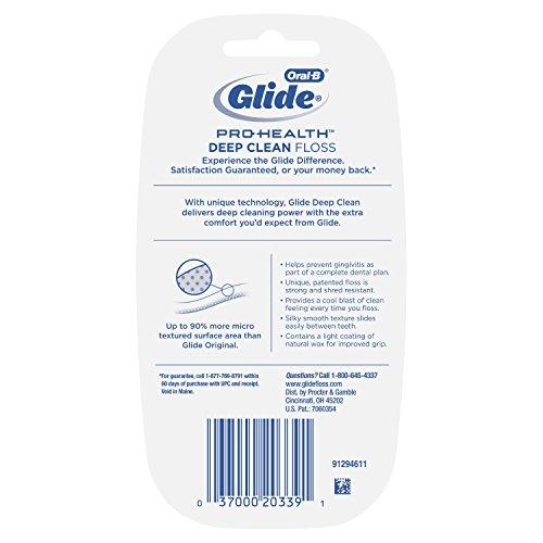 Glide Oral-B Glide Pro-Health Deep Clean Cool Mint Flavor Floss Twin Pack 80 M