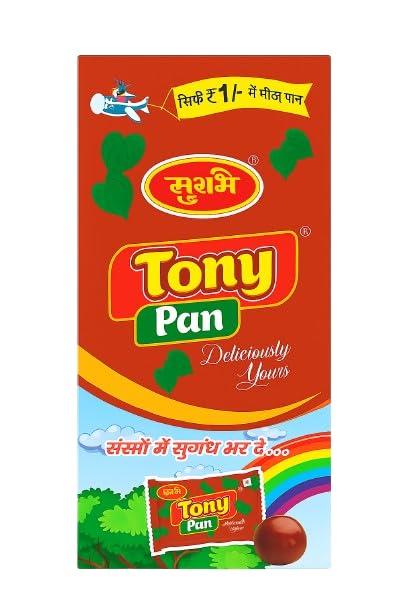 SURBHI Tony Pan Pillow Pack 1kg Jar pack(225pcs Candy Pack) Paan Laddo, Yummy Choclate Ball, Delicious Choclate Candy
