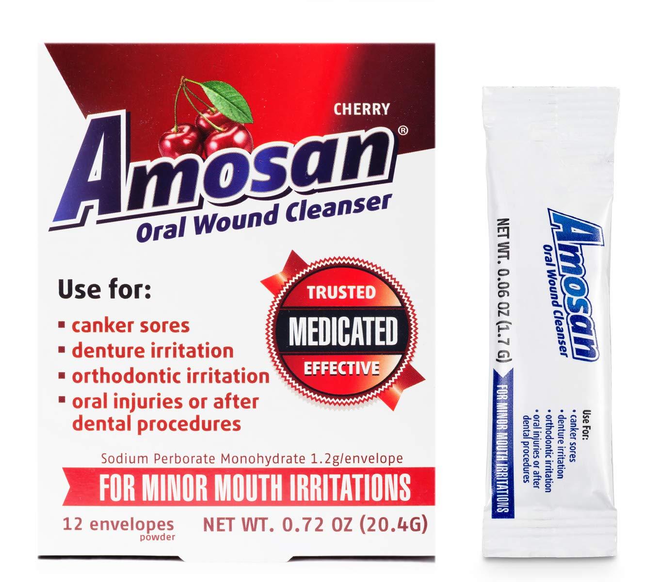 Amosan Amosan Oral Wound Cleanser - Cherry