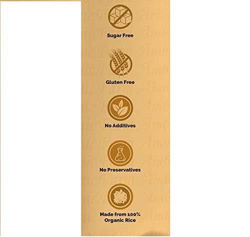 Ambrosia Ambrosia Organic Farm Buckwheat Rice Cake Gym Edition, No Fat, No Cholesterol, No Sugar, Gluten Free, Lightly Salted, All Natural (180g Each) (Pack of 2)