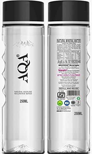 VARAHI AQA Naturally Alkaline Mountain Water | 250ml - 42 bottles | Natural Mineral Water from The Himalayas