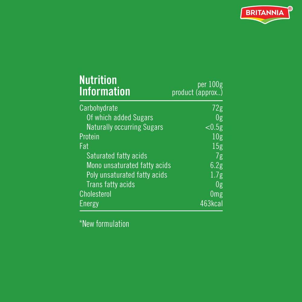 Britannia Britannia Nutri Choice Sugar Free Cream Crackers Simply Lite, 300 g Pack Of 6