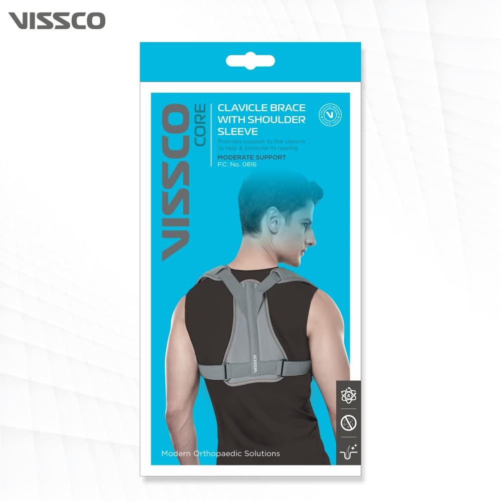 Vissco Vissco Clavicle Brace With Shoulder Sleeve for Clavicle fracture, Acromioclavicular joint and sternoclavicular joint injury