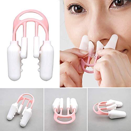 Nasmodo Nasmodo Nose shaper for women men for big nose clip shaping, nose corrector tool,nose correction clip lifting shaper clip,nose clippers (Pink)