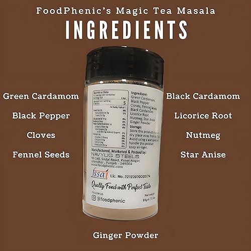 FOODPHENIC Foodphenic\'s Magic Tea Masala: Chai ki Mehfil, Masalon ka Jaadu
