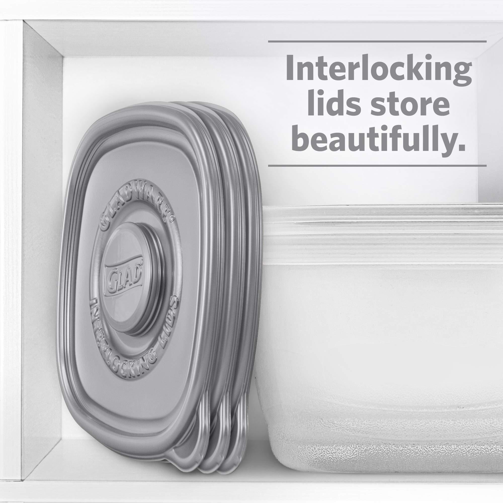 Glad GladWare Mini Round - 8 ct (Metallic Grey, 1)