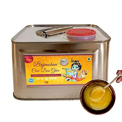 Brijmohan Brijmohan Cow Desi Ghee, Pure Cow Ghee (2 Litre, Pack of 1)