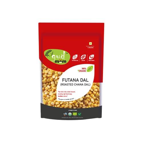 Gudmom Gudmom Organic Futana Dal (Roasted Chana Dal) 500 g ( Pack of 3 )