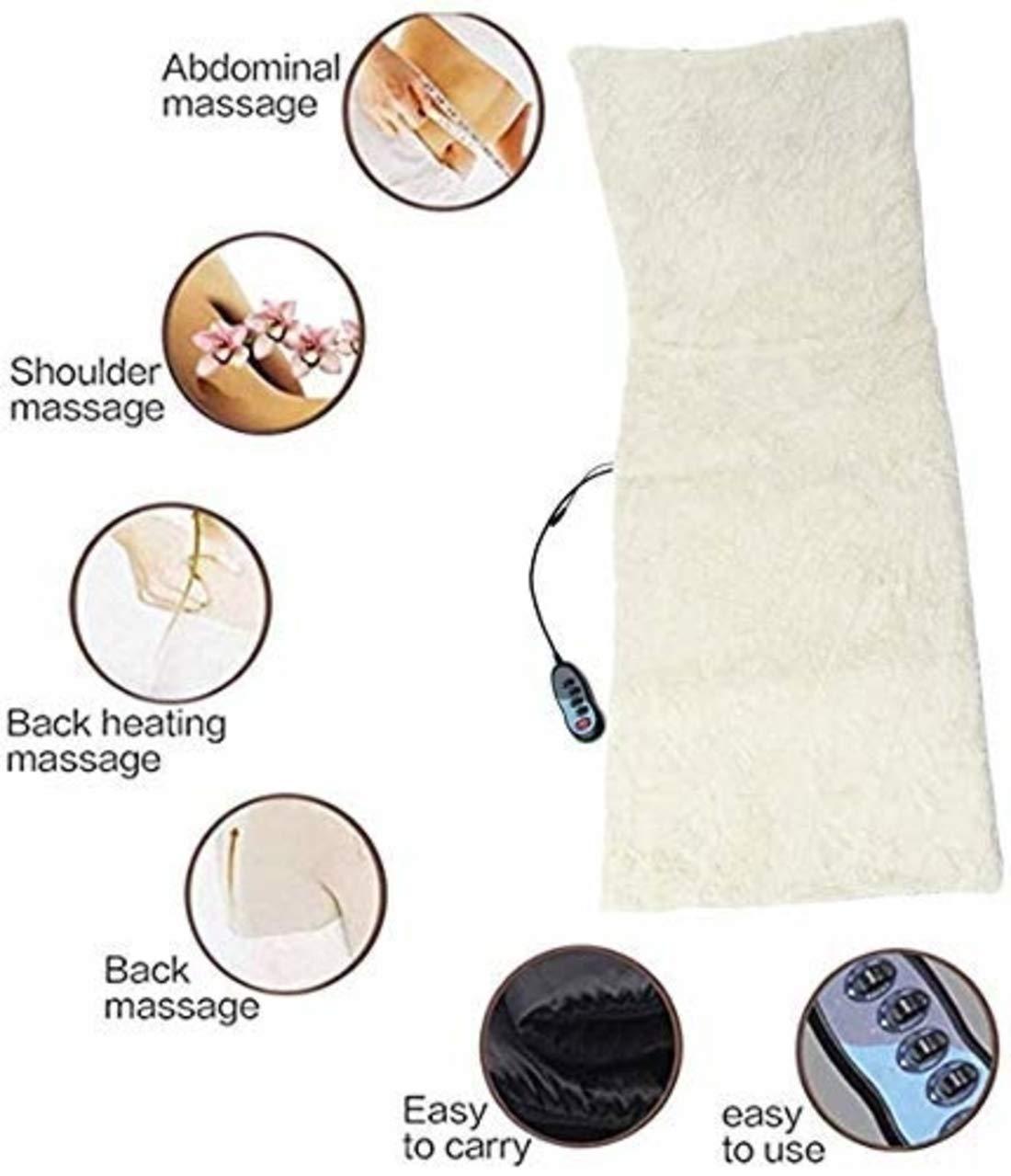 PASHANDOZ PASHANDOZ Full body massager bed mattress at home with adjustable remote controller, Relieve Stress and Fatigue of Neck, Shoulder, Back, Waist, Hip, Legs - (Pack of 1)