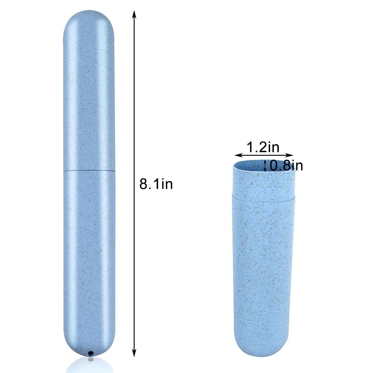 yuntop 4 Packs Portable Travel Toothbrush Case Breathable Travel Toothbrush Holders Bulk Toothbrush Holder for Travel Camping Home School Toothbrush Travel Container for Business Trip Toothbrush Cover