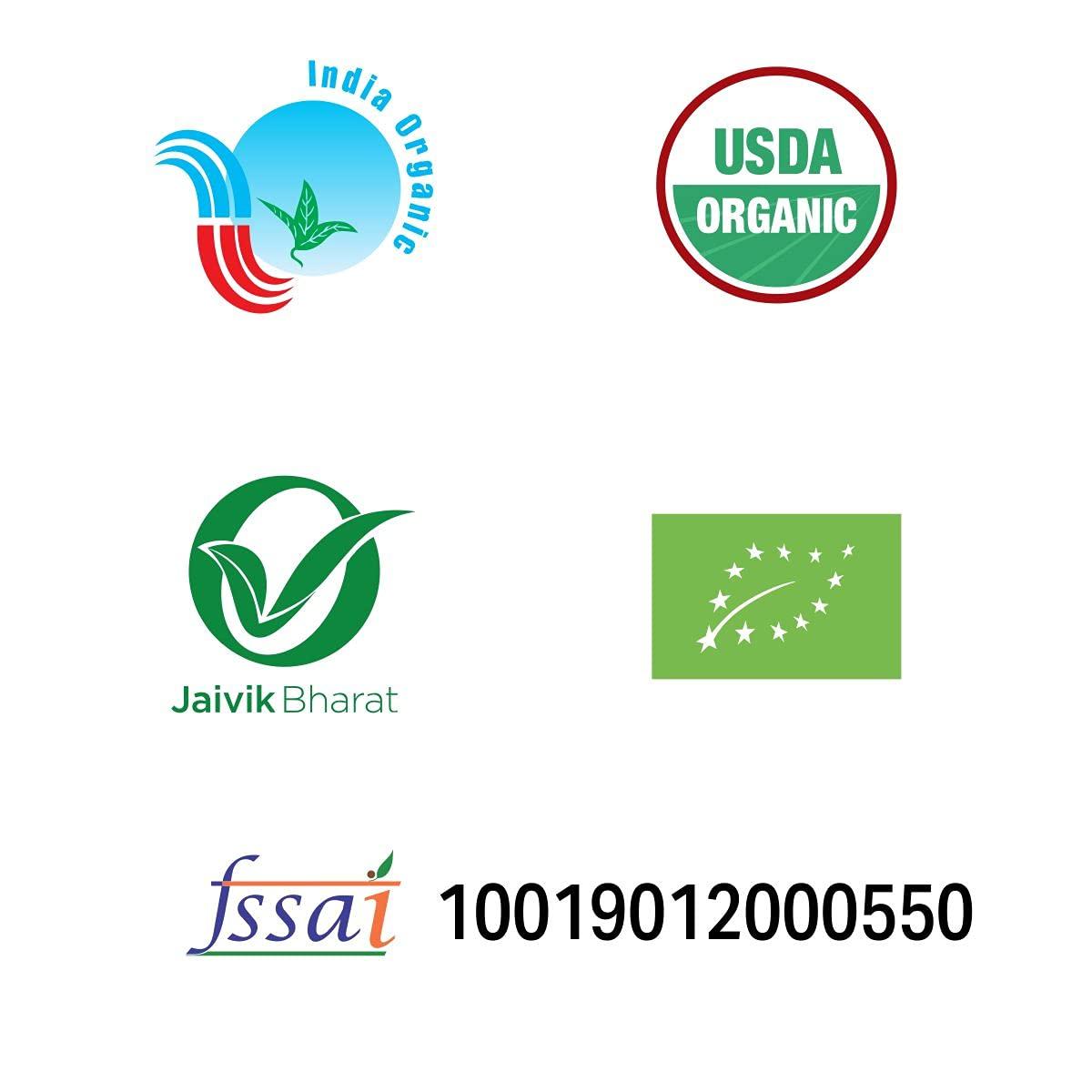 JUST ORGANIK Just Organik Sugar, Raw and Unrefined 500gm, 100% Organic