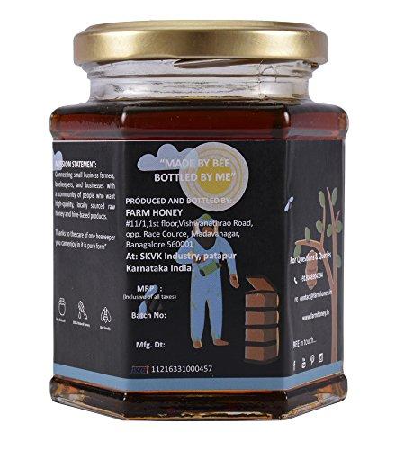 Farm Honey Farm Honey Wild Unprocessed Honey|Pure Organic Raw Honey|100% Natural|no preservatives| No Artificial Color|no Added Sugar|250 Gm