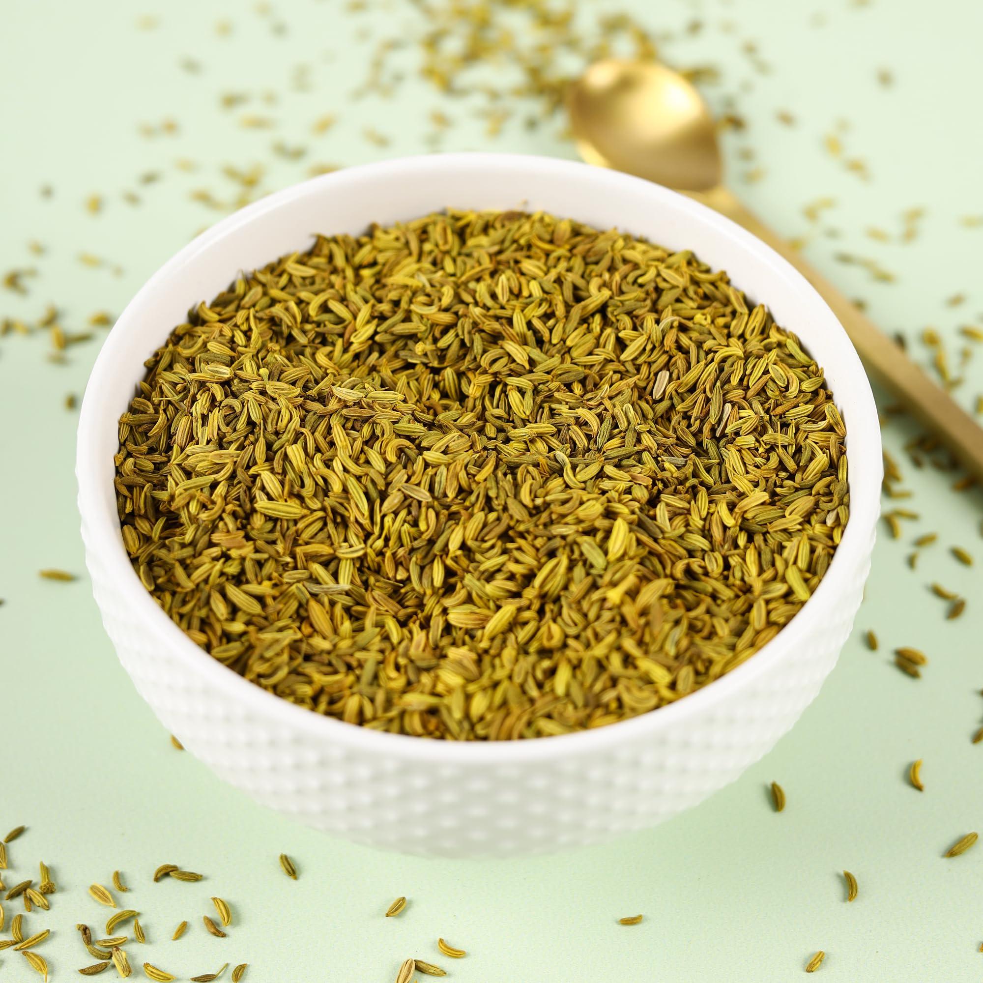 urban platter Urban Platter Roasted Salted Fennel Seeds, 400g [Saunf | After Meal Digestive | Mouth Freshener]