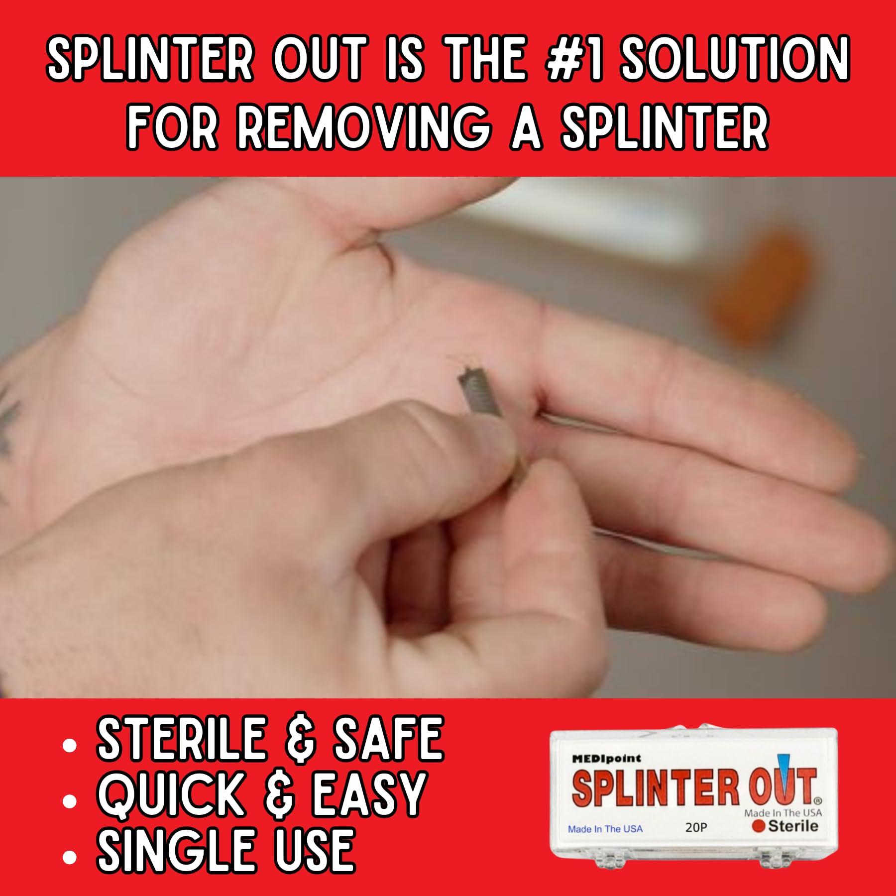 Medipoint Medipoint MP76512 Splinter-Out Splinter Remover, Standard, Steel (Pack of 10)