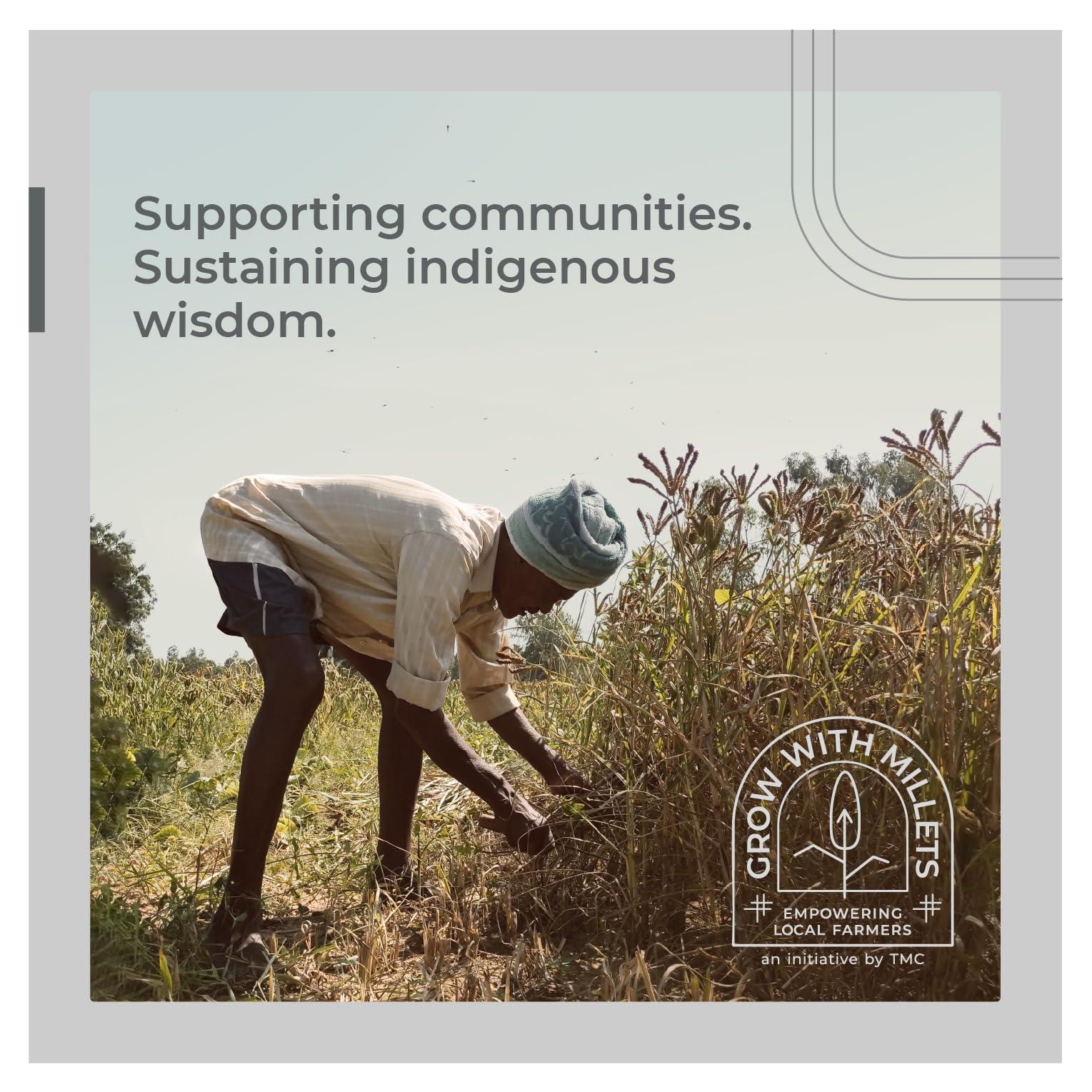 THE MILLET COMPANY The Millet Company Sprouted Bajra Pasta Fusilli, Gluten-free, Maida-Free, High-Fibre Pasta