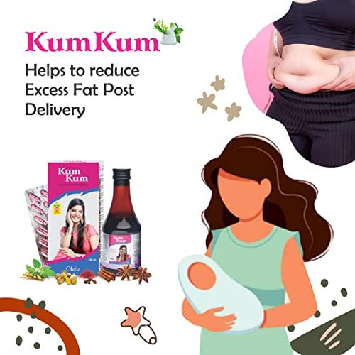 Kum Kum Kum Kum Syrup A Herbal Formulation For Female Uterine Problems, Health & Beauty Tonic, 200 Ml (Pack Of 5)