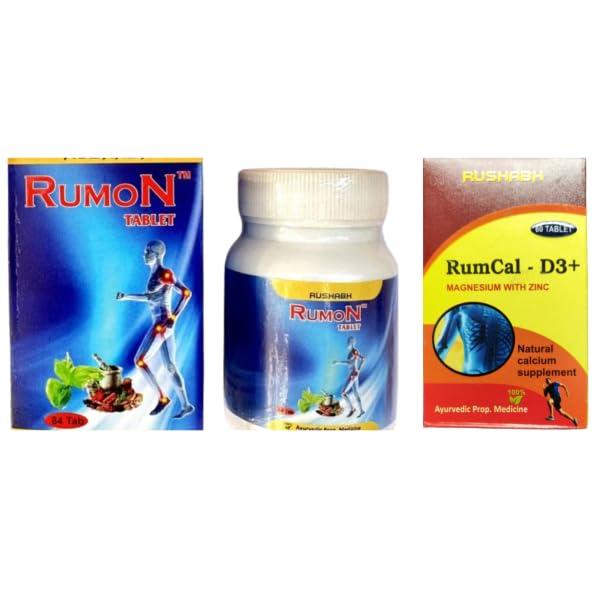 Generic Rumon Ayurvedic Tablets 84 Tablets With Rumcal -D3 60 Tablets -by Rushabh Gaharwar pharma
