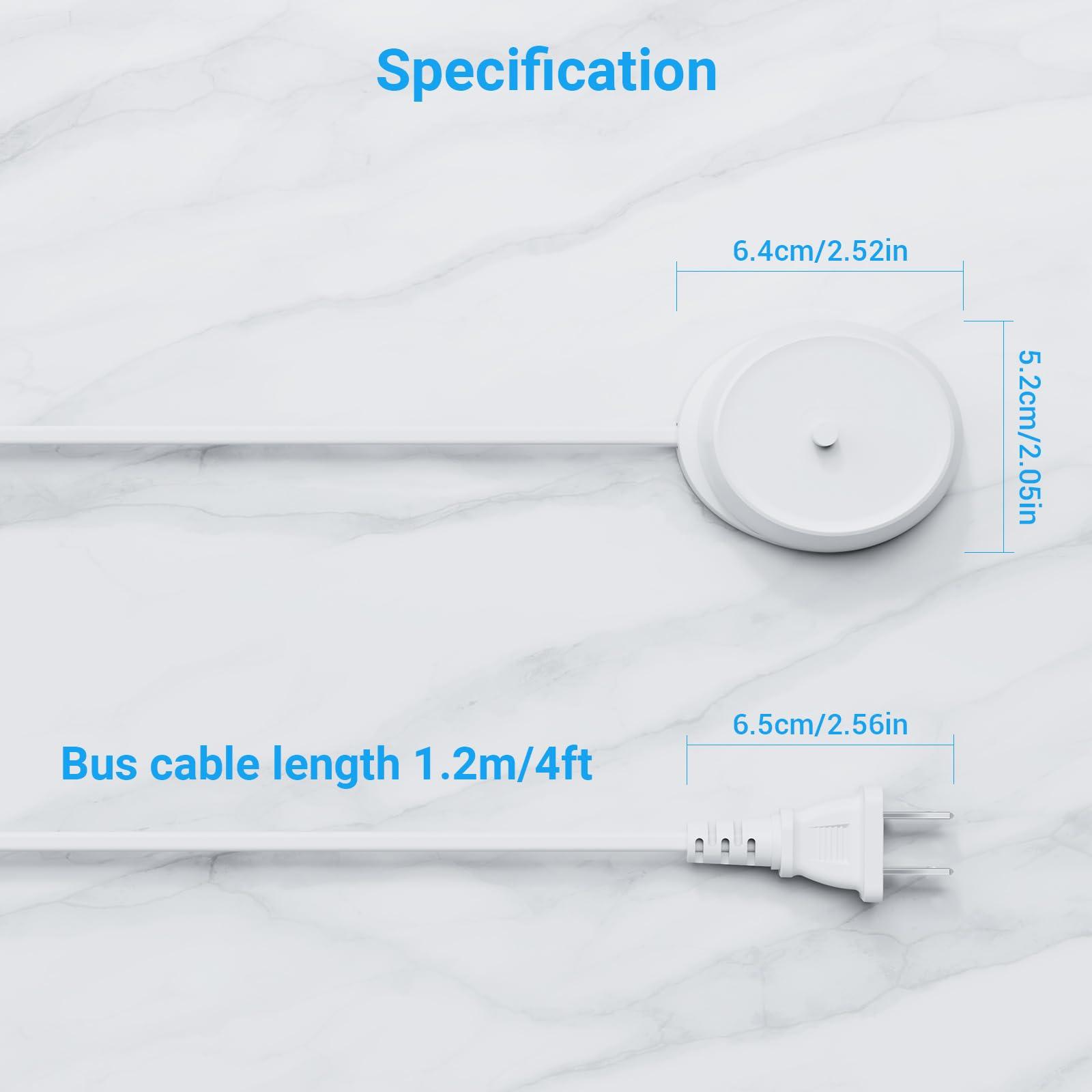 MEROM Nokker Replacement Model HX6100 Charger for Philips Sonicare HX6253, HX6850/60, HX6964/77, HX6921, HX3211, HX6857/32, HX6610-01, HX3211/33, HX6857/11, HX6211 Electric Toothbrush Charging Base