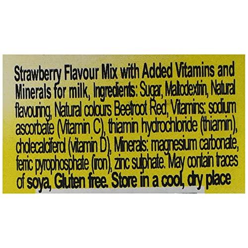 Nestle Nestle Nesquik Strawberry & Chocolate Flavour Milkshake Mix, Variety Pack, 600 g