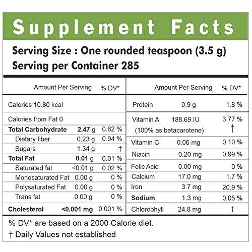 HERBAL HILLS Herbal Hills Wheatgrass Powder (1000 Gram Pack of 1)