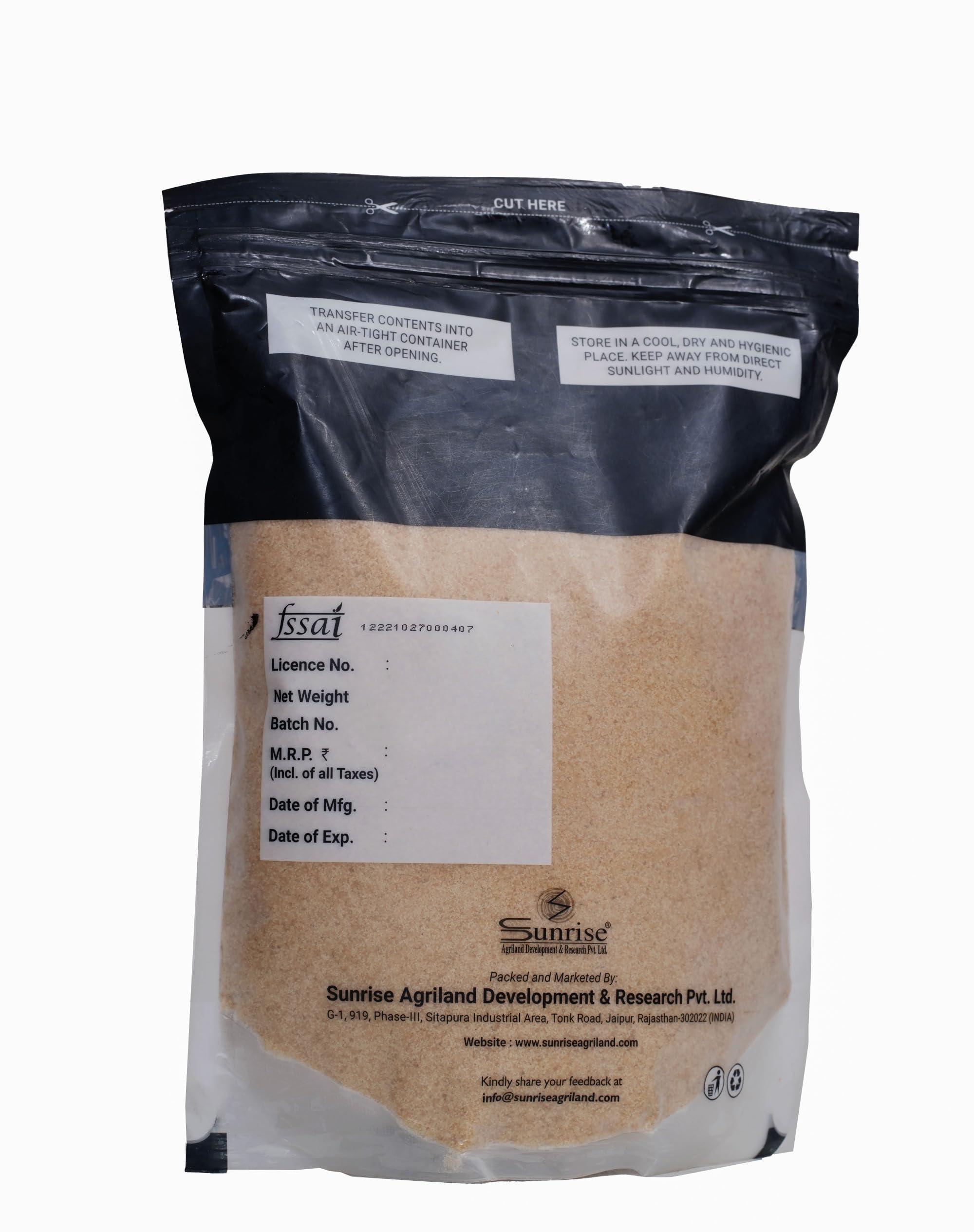 SUNRISE AGRILAND DEVELOPMENT RESEARCH PVT.LTD SUNRISE Natural Desi Khand | Organic Khandsari Sugar 1kg | Unrefined & Unprocessed Raw Sugar | Brown Sugar for Baking, Tea, & Coffee