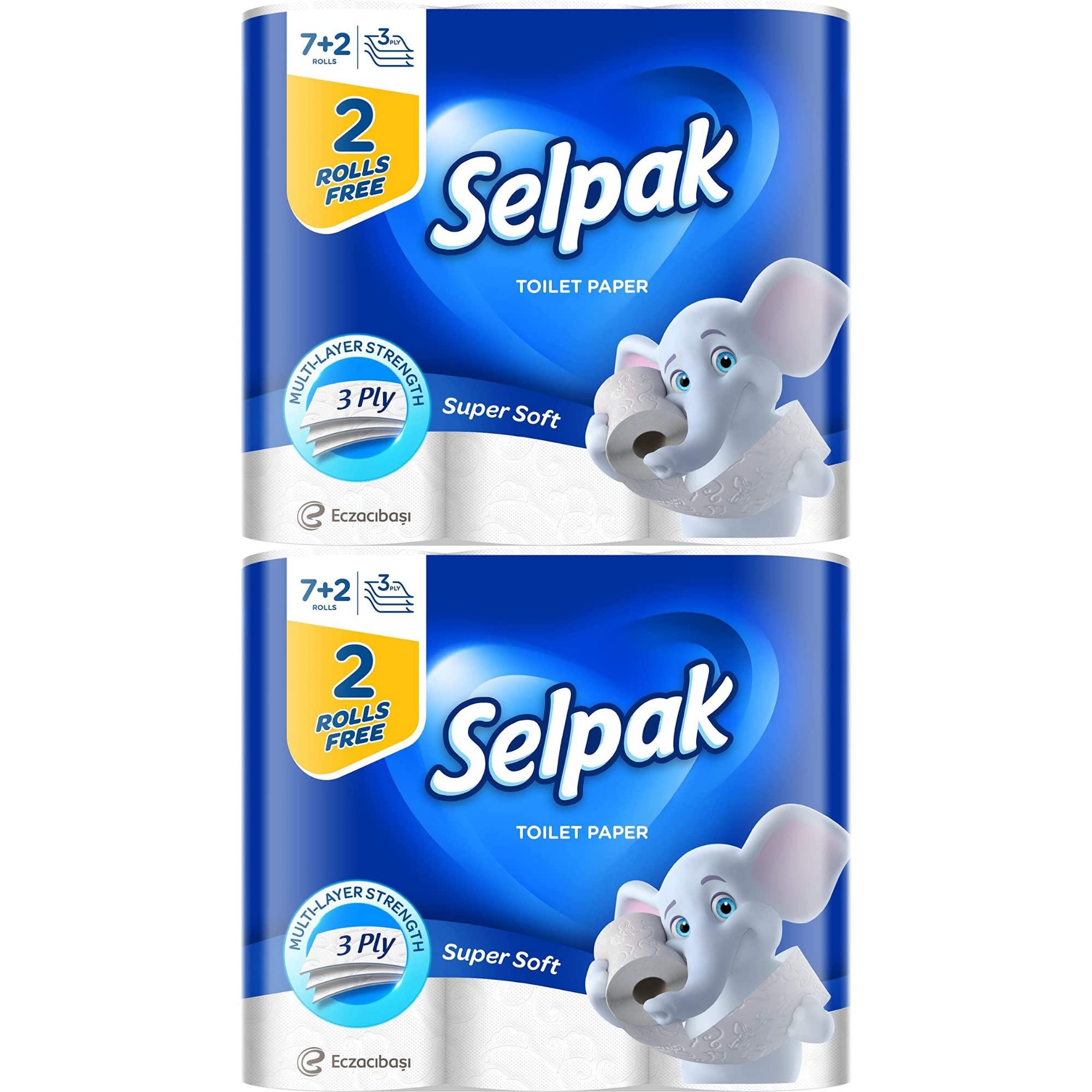 Selpak Selpak Super Soft Toilet Paper - Pack of 18 Rolls