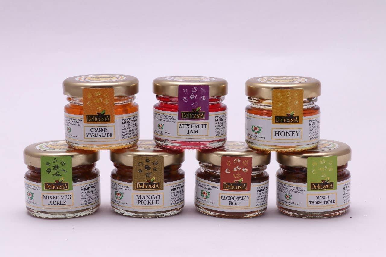 DELICASIA DELICASIA (SR\'s) Orange Marmalade 25gm X 72 Pcs GLASS JAR INSTITUTIONAl PACK. PORTION PACK. 77 YEARS OF TRUST