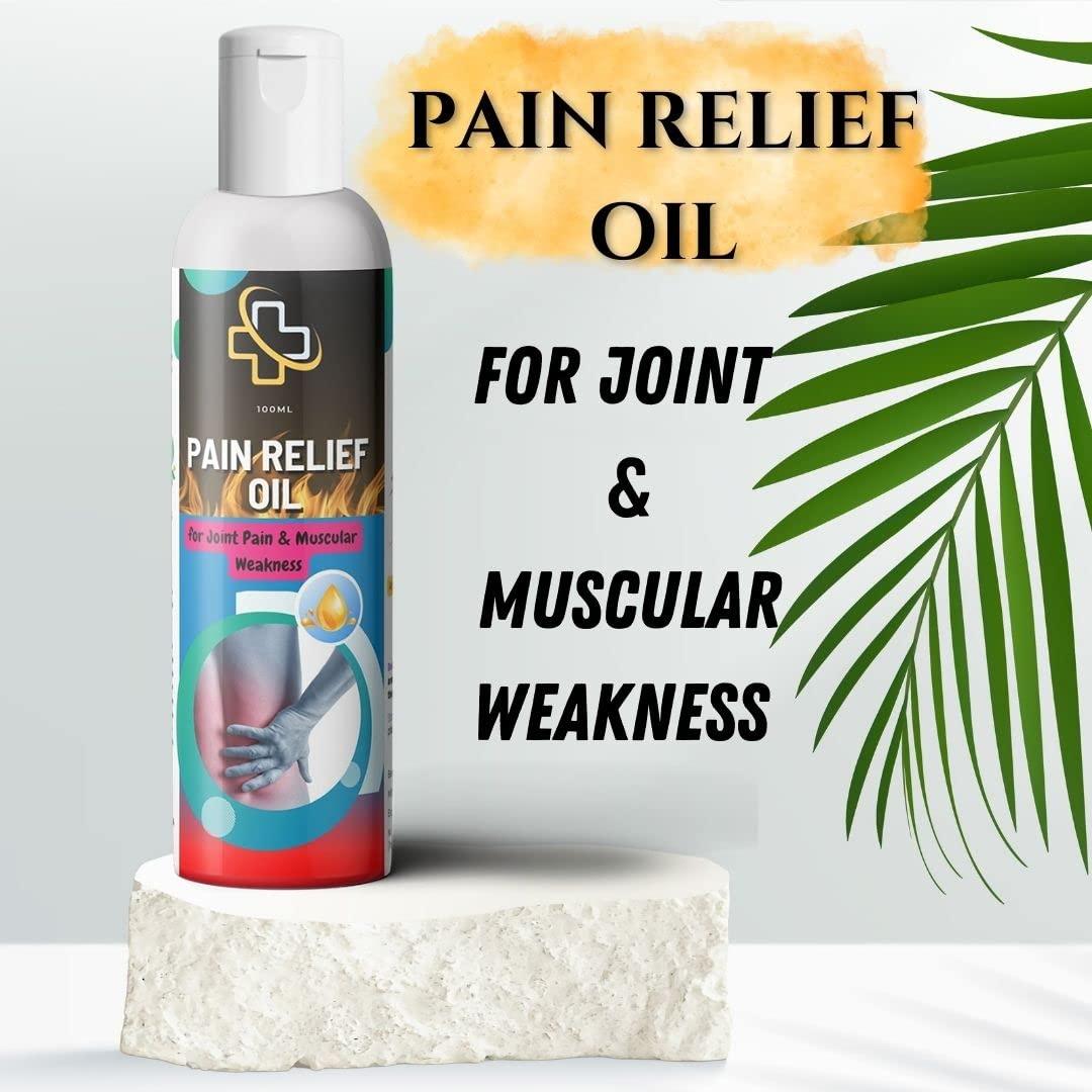 FCS Natural & Ayurvedic Pain Relief Oil for Muscle & Joint Pain 100ml