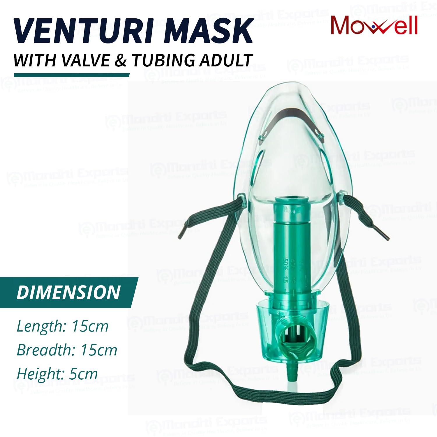 Mowell Mowell Venturi Mask with Valve & Tubing Adult