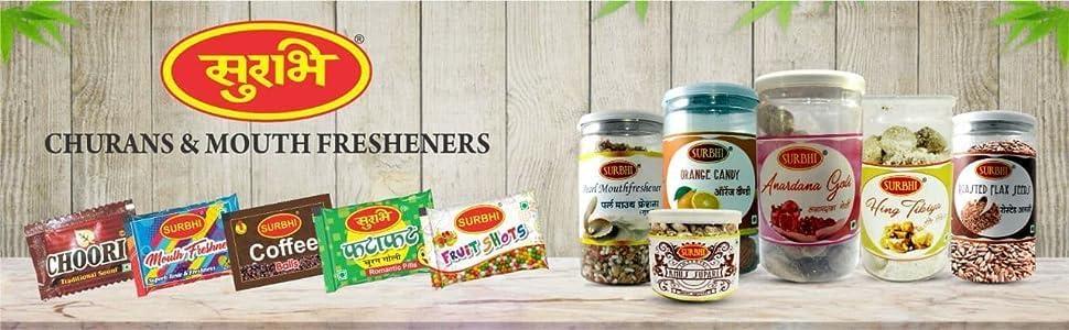 SURBHI Surbhi Gulab Jeera churan goli-100 Grams Pouch (300grams) (Pack of 3)