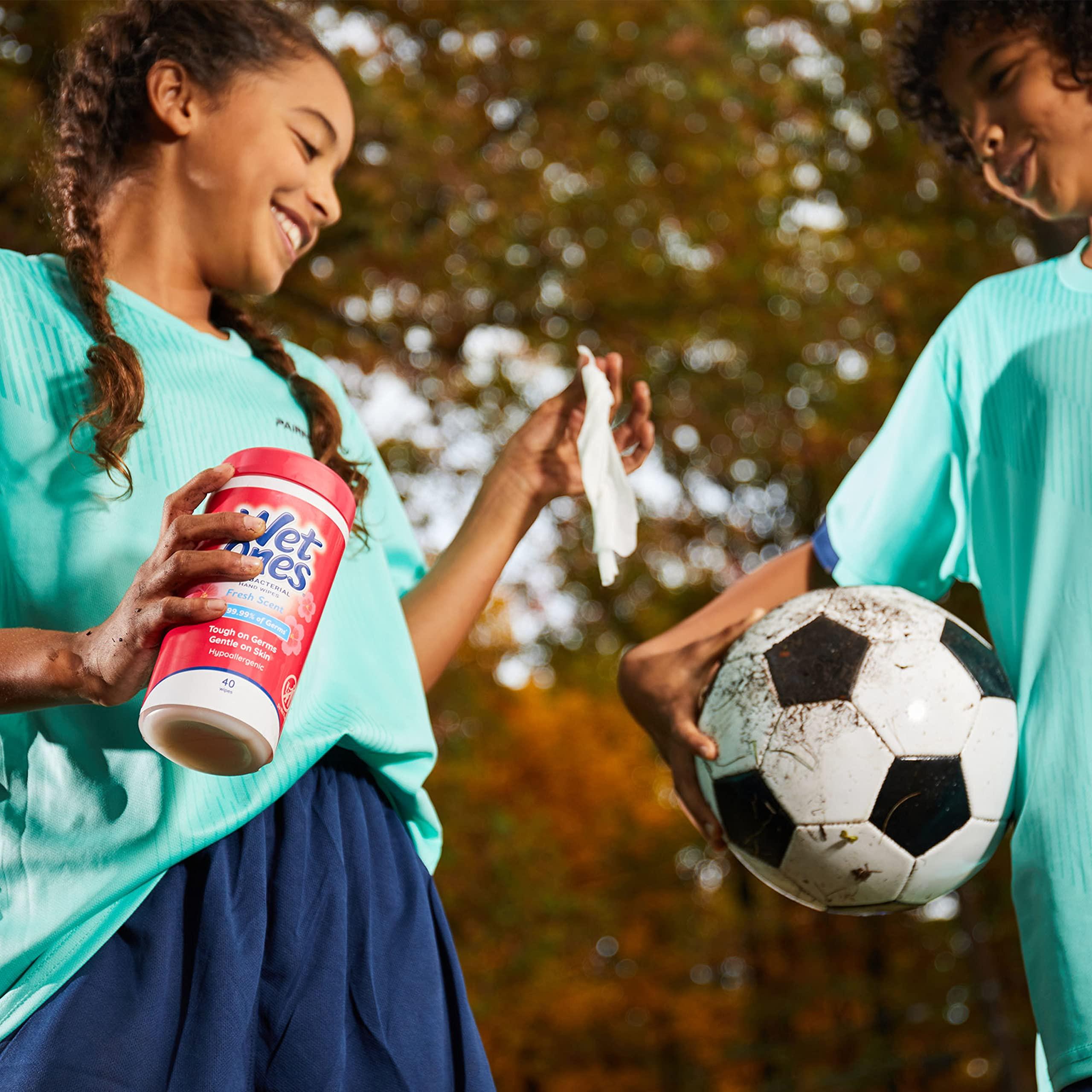 Wet Ones Wet Ones Antibacterial Hand Wipes, Fresh Scent (40 Sheets per Canister)