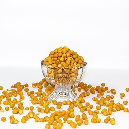 Testle foods Testle Foods - Roasted Yellow Peas(Matar) | Pattani | Batani | soft | Roasted Salted vatana | With skin - 250g
