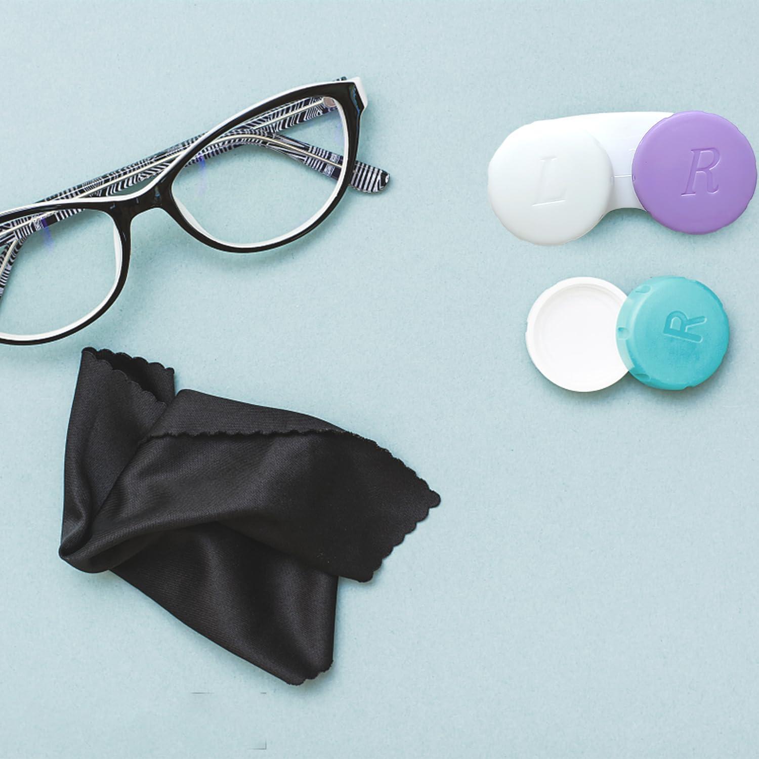 Erewa Erewa 12 Pack Contact lens case Contact Lens Holder Box Soak Storage Kit(Assorted Color)