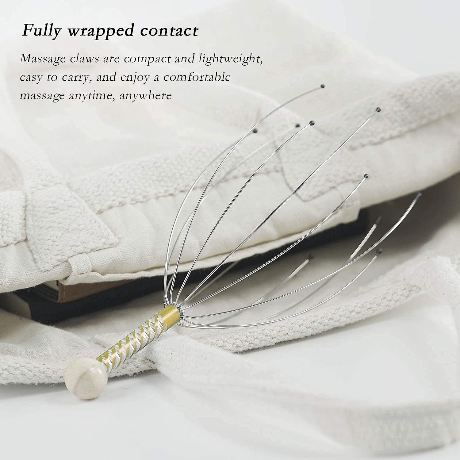 CraftsCollectionStore Crafts Collection Store (Pack of 1) Scalp Massage Machine Head Massager Scalp Scratcher 12 Fingers Head Scratcher For Head Massage Body Relaxing Hair Massage