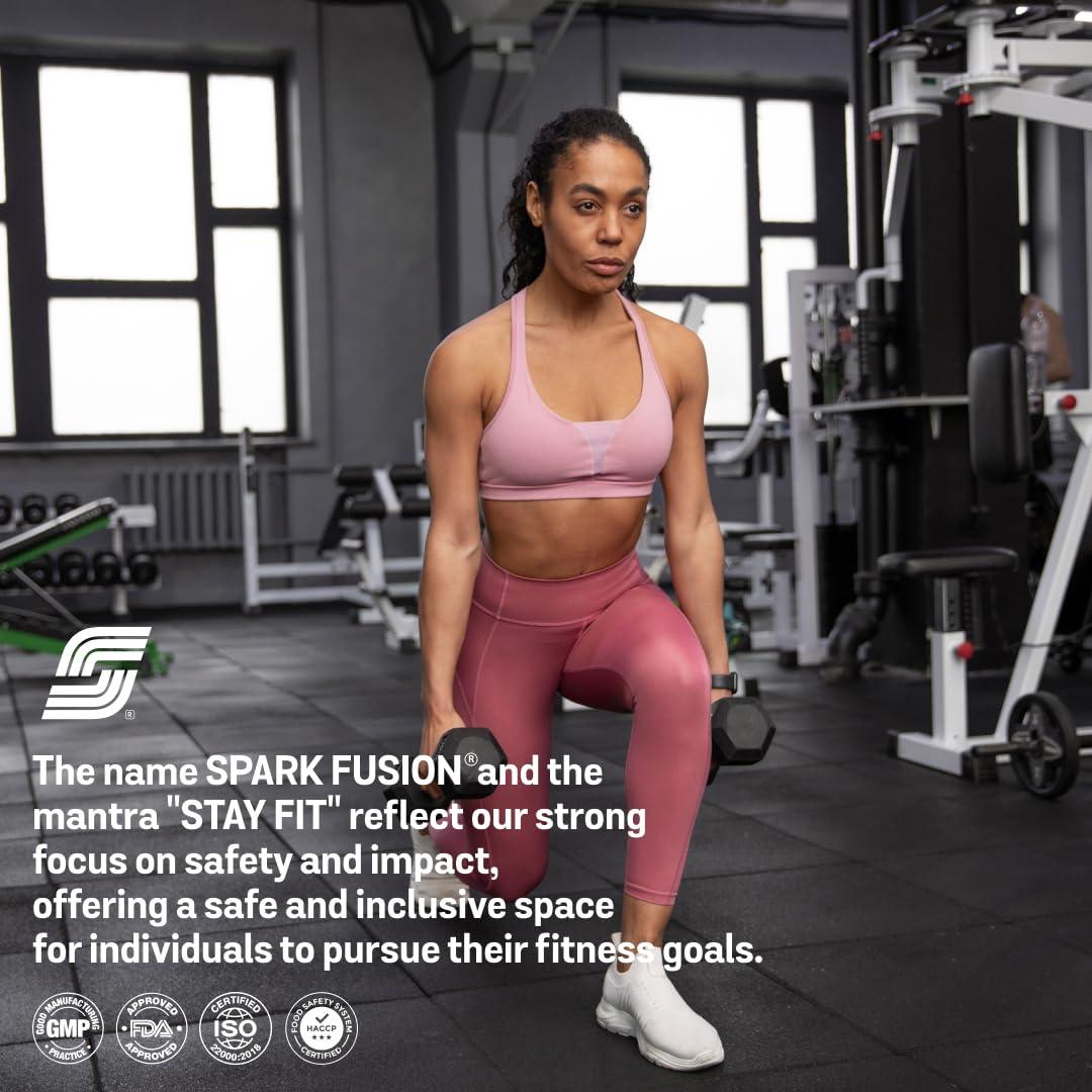 Sparkfusion Sparkfusion Fusion Whey Protein Concentrate Powder | 24g Protein,5.5g BCAA per Serving | For Muscle Recovery Workout Drink,Lean Muscle Growth | For Men & Women - Strawberry Cheese Cake Flavour, 1 kg