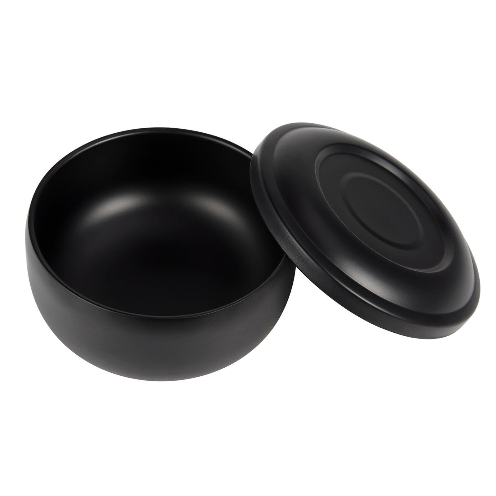 Bnf BNF Stainless Steel Shaving Bowl with Lid Shaving Mug for Grandfather Father Men YellowHealth & Beauty | Shaving & Hair Removal | Shaving Brushes & Mugs