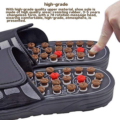 DOLIVA Doliva Acupressure Slippers and Magnetic Therapy Acupressure Sandals Full Body Blood Circulation Natural Leg Foot Massager Slippers for Men and Women