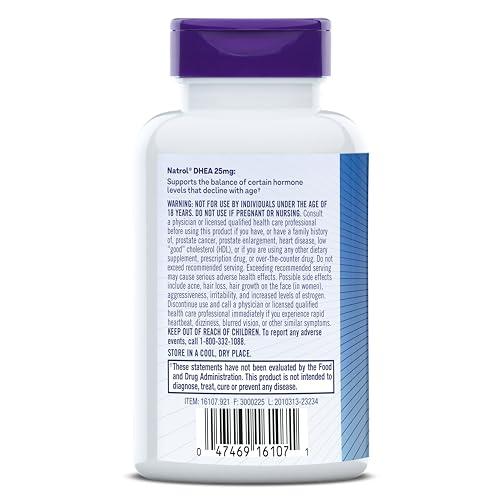 Natrol Natrol DHEA, 25 mg - 300 Tablets