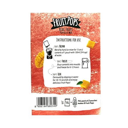 Whip Up Magic Whip Up Magic DIY Mango Fruit Pops Popsicle Mix -100g [Real Fruit Powder| No Artificial Colour/Flavours/Preservatives| Pure Vegetarian]