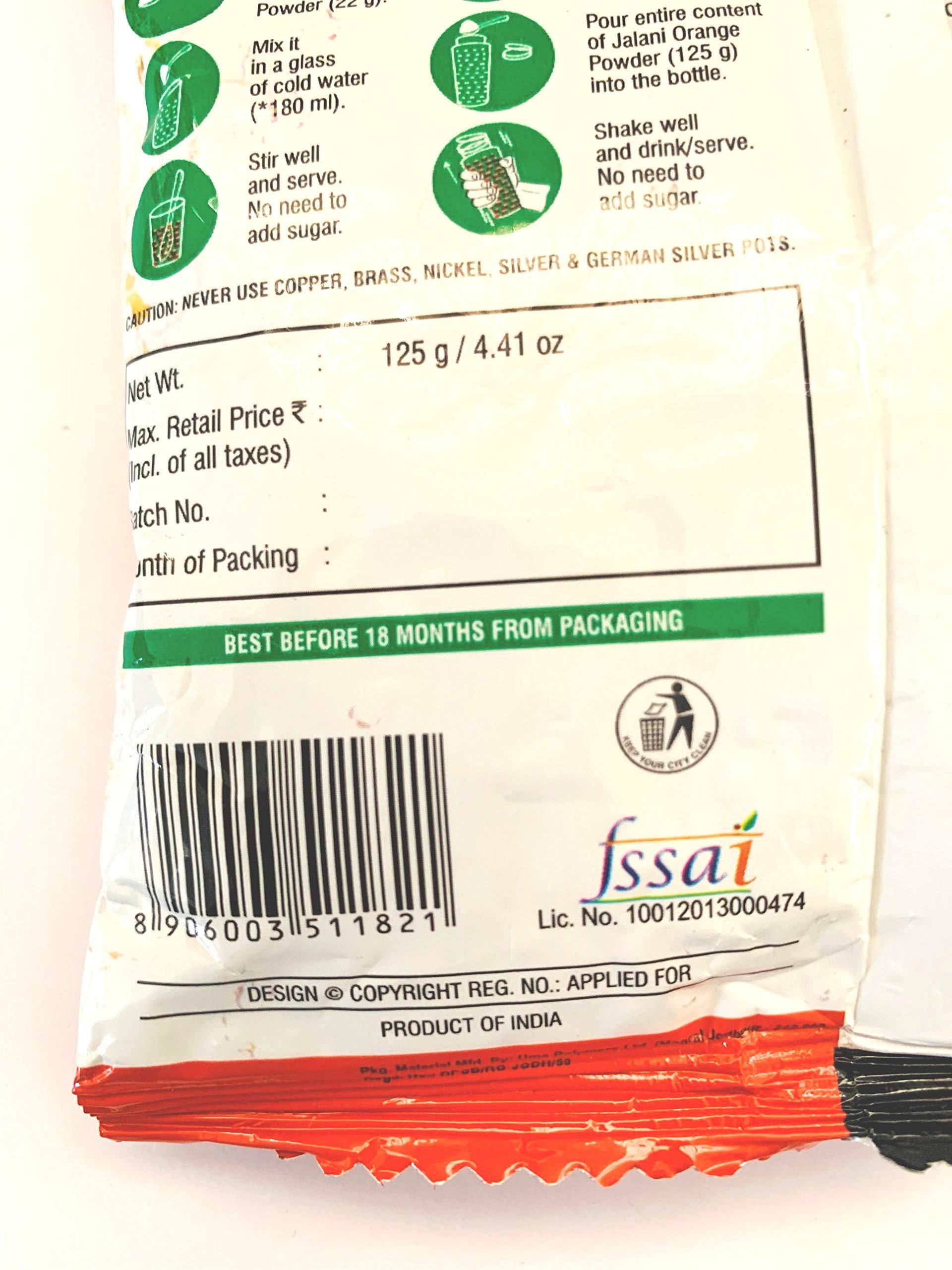 Jalani Jalani Orange (125g Pouch Each) 375g, Pack of 3