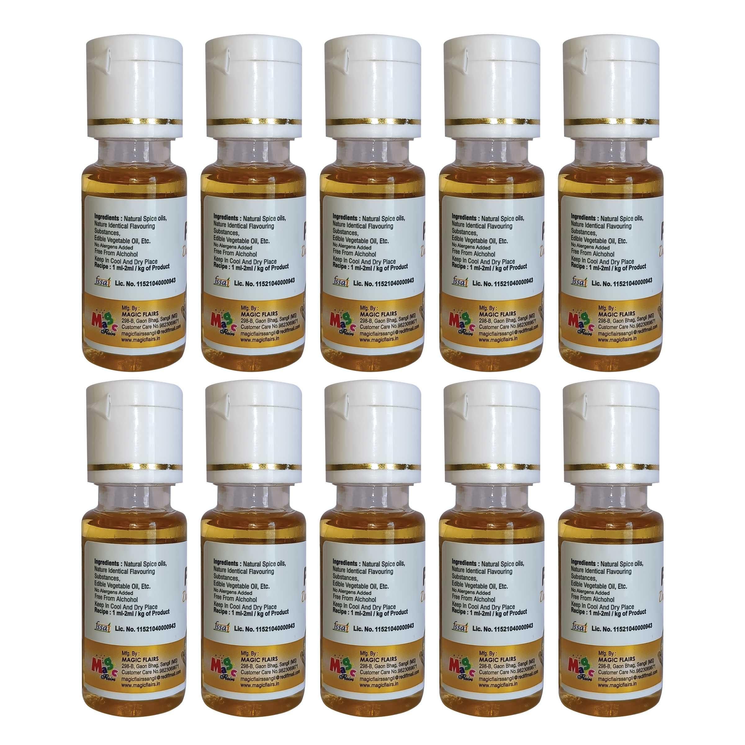 PAPILON FOOD FLAVOURS & COLOURS Papilon Dum Biryani Masala Essence (20 ml x 10 Bottles)