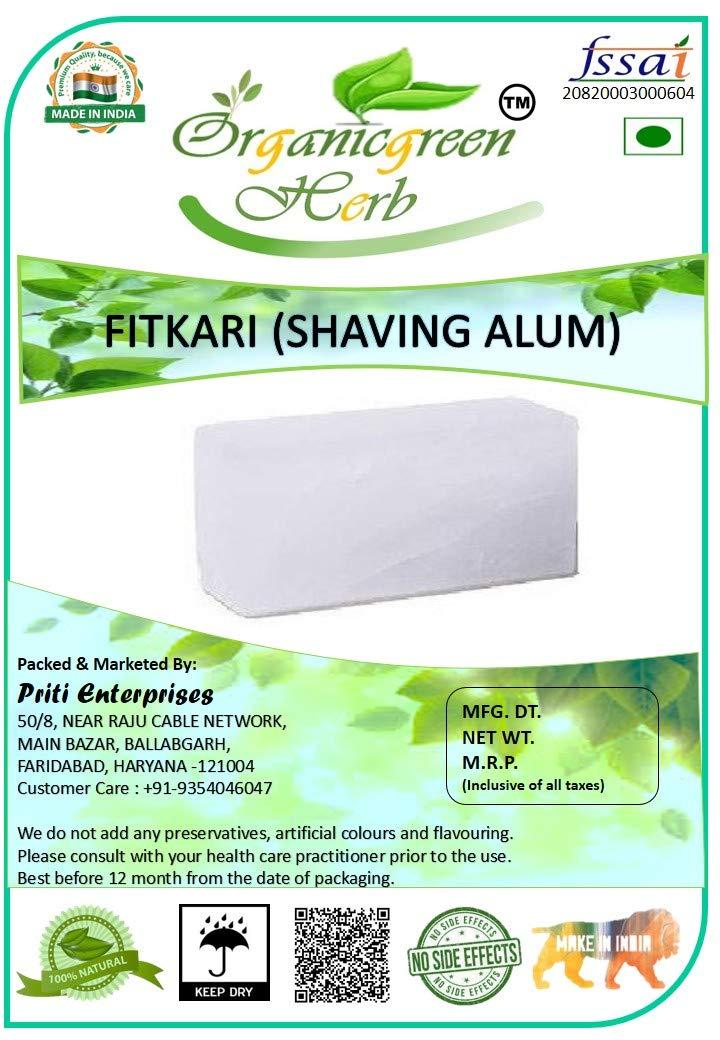 Organicgreen Herb Organicgreen Herb Shaving Alum | Phitkari alum | Alum stone 100 Gms