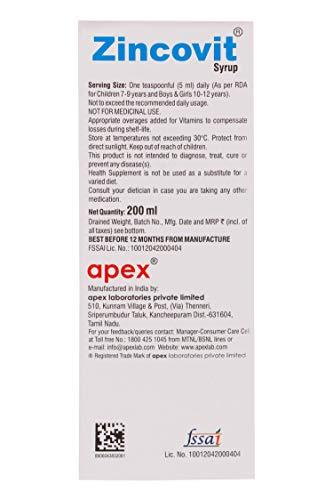 Zincovit Zincovit Syrup - 200 ml (Pack of 2)